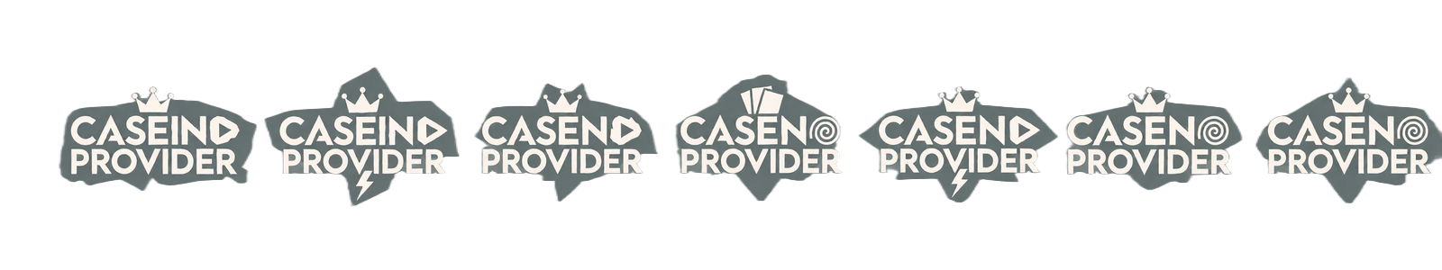 Logos der Spiele-Provider Pragmatic Play, NetEnt, Play'n GO, Nolimit City, Evolution und Ezugi