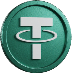 Tether Logo - USDT TRC20 Einzahlung mit niedrigen Geb&uuml;hren